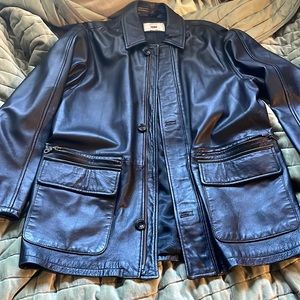 misuri arte del cuoio leather jacket